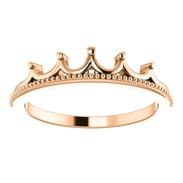 14KT Gold Stackable Crown Ring 4 / Rose,4 / White,4 / Yellow,4.5 / Rose,4.5 / White,4.5 / Yellow,5 / Rose,5 / White,5 / Yellow,5.5 / Rose,5.5 / White,5.5 / Yellow,6 / Rose,6 / White,6 / Yellow,6.5 / Rose,6.5 / White,6.5 / Yellow,7 / Rose,7 / White,7 / Yellow,7.5 / Rose,7.5 / White,7.5 / Yellow,8 / Rose,8 / White,8 / Yellow,8.5 / Rose,8.5 / White,8.5 / Yellow,9 / Rose,9 / White,9 / Yellow