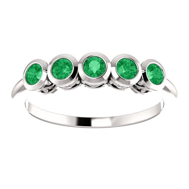 14KT Gold 3/10 CTW Round Emerald 5 Stone Ring 4 / Rose,4 / White,4 / Yellow,4.5 / Rose,4.5 / White,4.5 / Yellow,5 / Rose,5 / White,5 / Yellow,5.5 / Rose,5.5 / White,5.5 / Yellow,6 / Rose,6 / White,6 / Yellow,6.5 / Rose,6.5 / White,6.5 / Yellow,7 / Rose,7 / White,7 / Yellow,7.5 / Rose,7.5 / White,7.5 / Yellow,8 / Rose,8 / White,8 / Yellow,8.5 / Rose,8.5 / White,8.5 / Yellow,9 / Rose,9 / White,9 / Yellow
