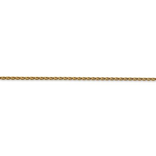 14KT Yellow Gold 1.5MM Wheat Chain Necklace 16 Inch,18 Inch,20 Inch,24 Inch