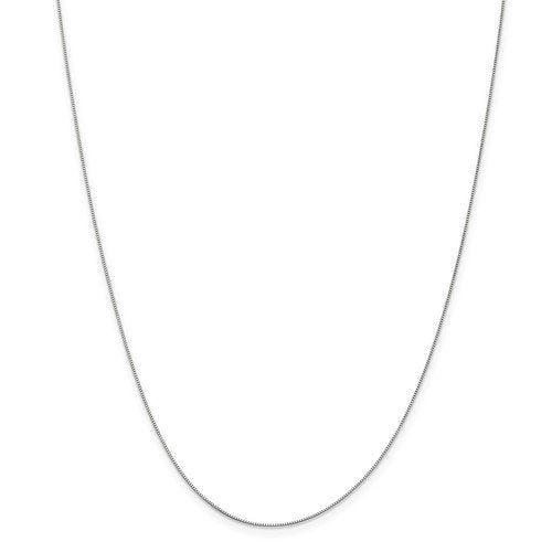 14KT Gold 0.5MM Box Chain Necklace - 4 Lengths 16 Inch / Spring Ring / White,16 Inch / Lobster / White,18 Inch / Spring Ring / White,18 Inch / Lobster / White,20 Inch / Spring Ring / White,20 Inch / Lobster / White,24 Inch / Spring Ring / White,24 Inch / Lobster / White