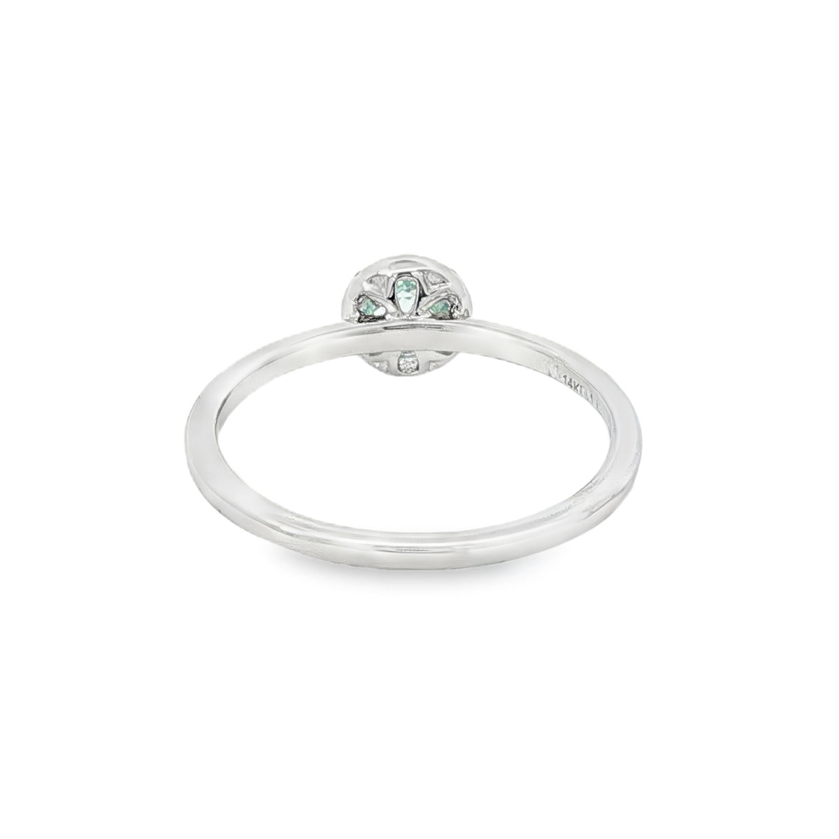 14kt Gold Aquamarine and Diamond Halo Ring Yellow / 4,Yellow / 4.5,Yellow / 5,Yellow / 5.5,Yellow / 6,Yellow / 6.5,Yellow / 7,Yellow / 7.5,Yellow / 8,Yellow / 8.5,Yellow / 9,White / 4,White / 4.5,White / 5,White / 5.5,White / 6,White / 6.5,White / 7,White / 7.5,White / 8,White / 8.5,White / 9