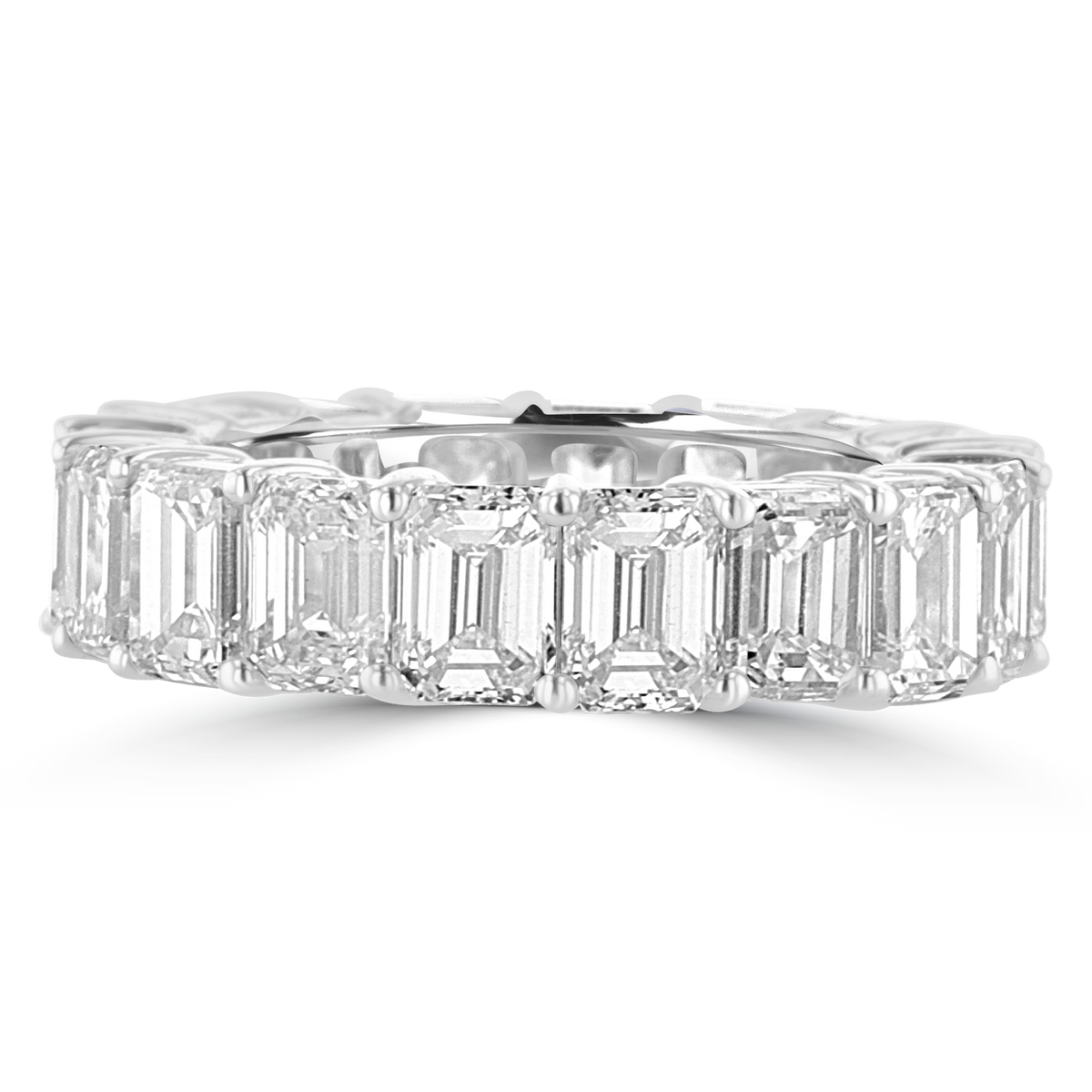 18KT WHITE GOLD 9.06CTW DIAMOND ETERNITY BAND 6