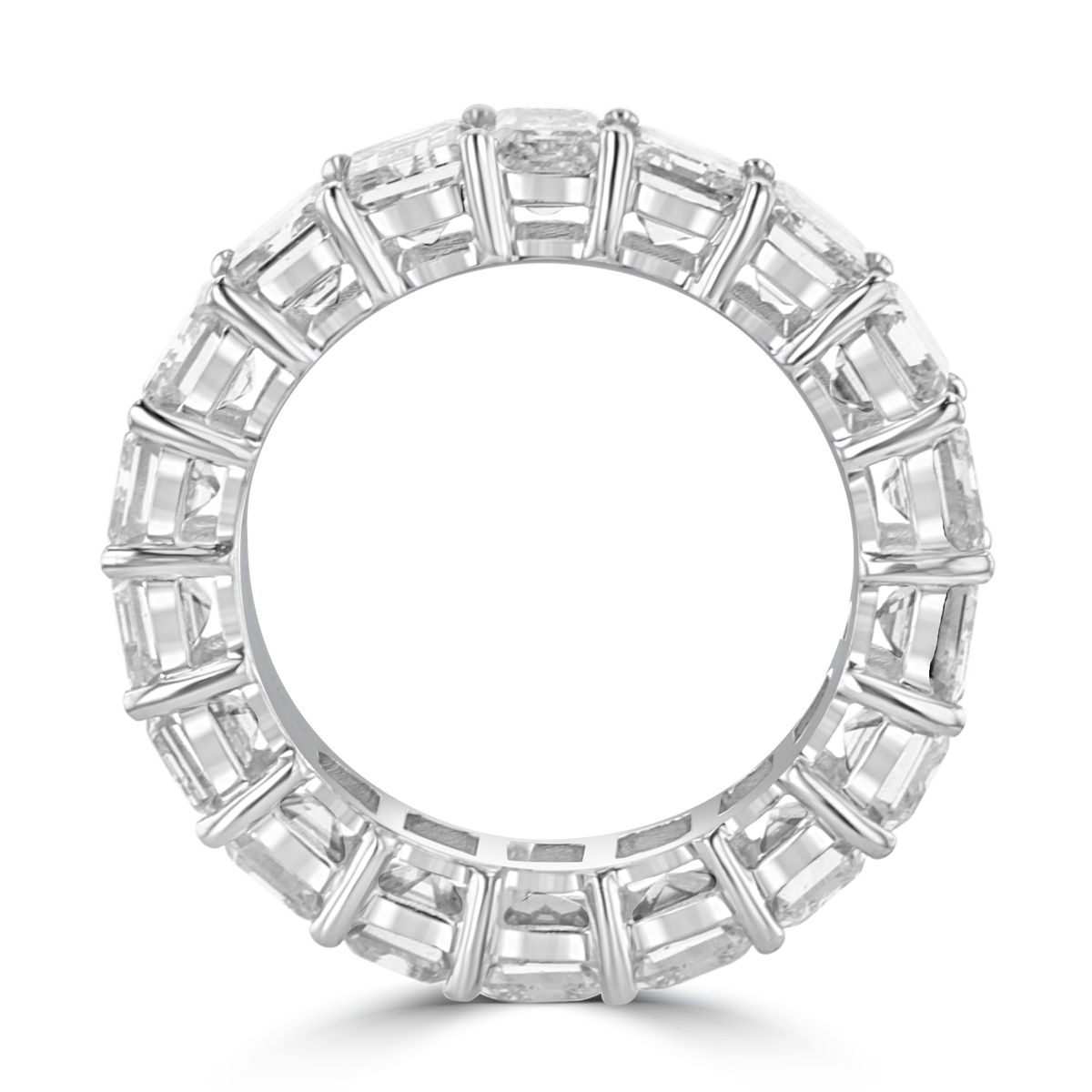 18KT WHITE GOLD 9.06CTW DIAMOND ETERNITY BAND 6