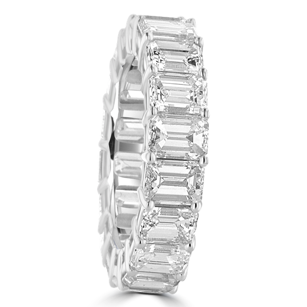 18KT WHITE GOLD 9.06CTW DIAMOND ETERNITY BAND 6