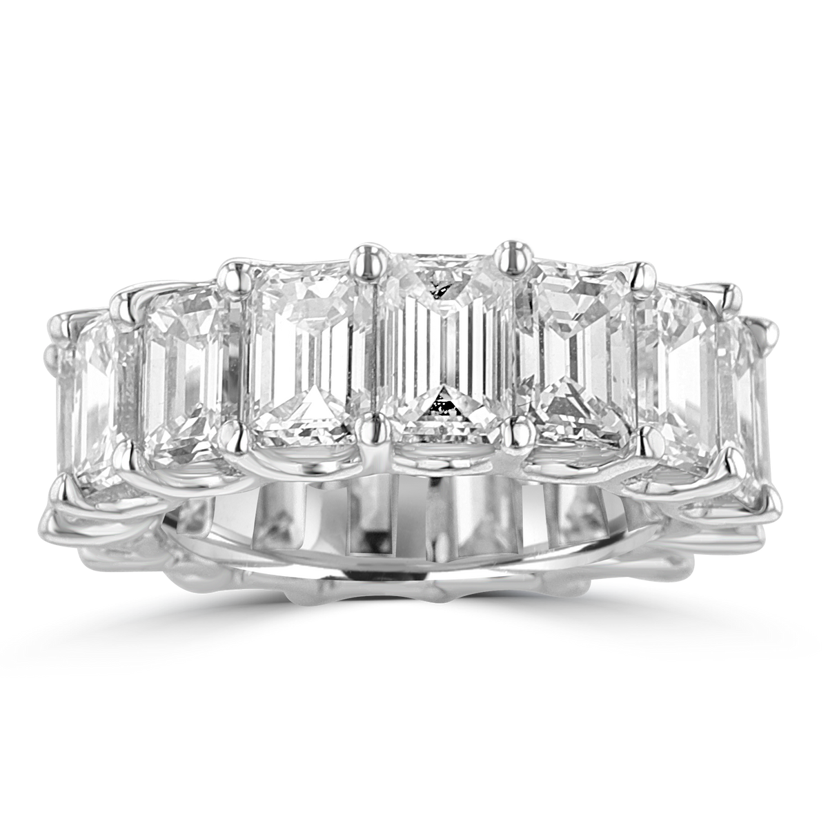 18KT WHITE GOLD 11.84CTW DIAMOND ETERNITY BAND