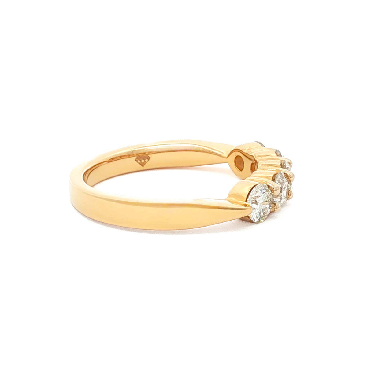 14kt Gold 1.00 ctw 5 Stone Slightly Tapered Diamond Band Yellow / 4,Yellow / 4.5,Yellow / 5,Yellow / 5.5,Yellow / 6,Yellow / 6.5,Yellow / 7,Yellow / 7.5,Yellow / 8,Yellow / 8.5,Yellow / 9,White / 4,White / 4.5,White / 5,White / 5.5,White / 6,White / 6.5,White / 7,White / 7.5,White / 8,White / 8.5,White / 9
