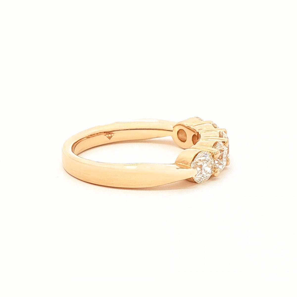 14kt Gold 1.50 ctw 5 Stone Slightly Tapered Diamond Band Yellow / 4,Yellow / 4.5,Yellow / 5,Yellow / 5.5,Yellow / 6,Yellow / 6.5,Yellow / 7,Yellow / 7.5,Yellow / 8,Yellow / 8.5,Yellow / 9,White / 4,White / 4.5,White / 5,White / 5.5,White / 6,White / 6.5,White / 7,White / 7.5,White / 8,White / 8.5,White / 9