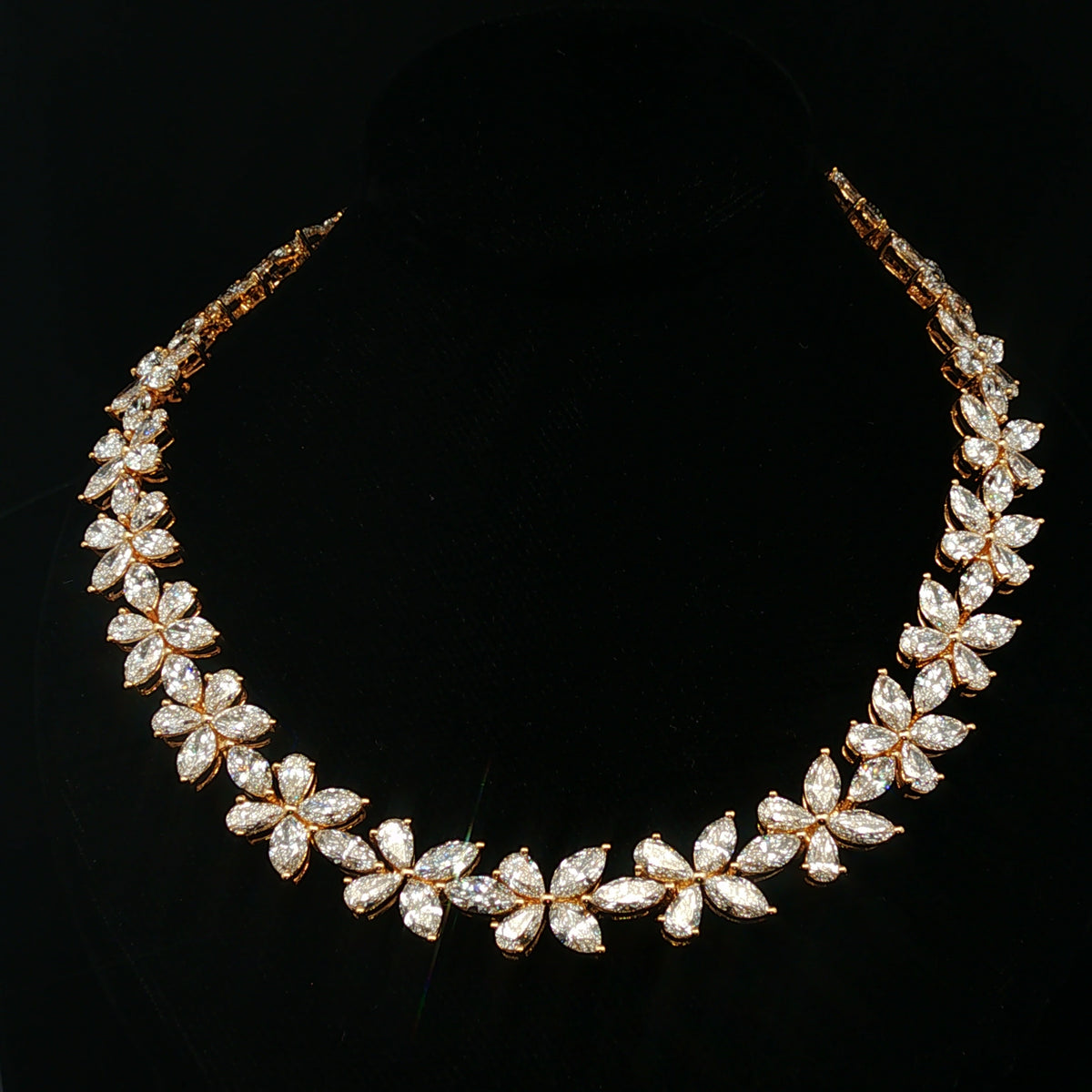 18kt Yellow Gold 37.30 ctw Diamond Butterfly Necklace