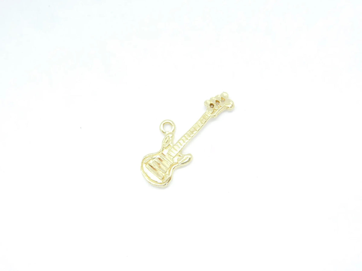 14kt Yellow Gold Electric Guitar Charm