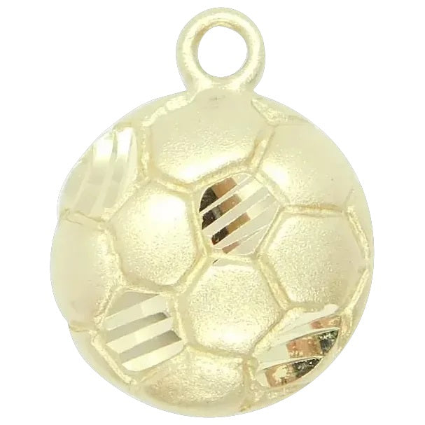 14kt Yellow Gold Soccer Ball Charm