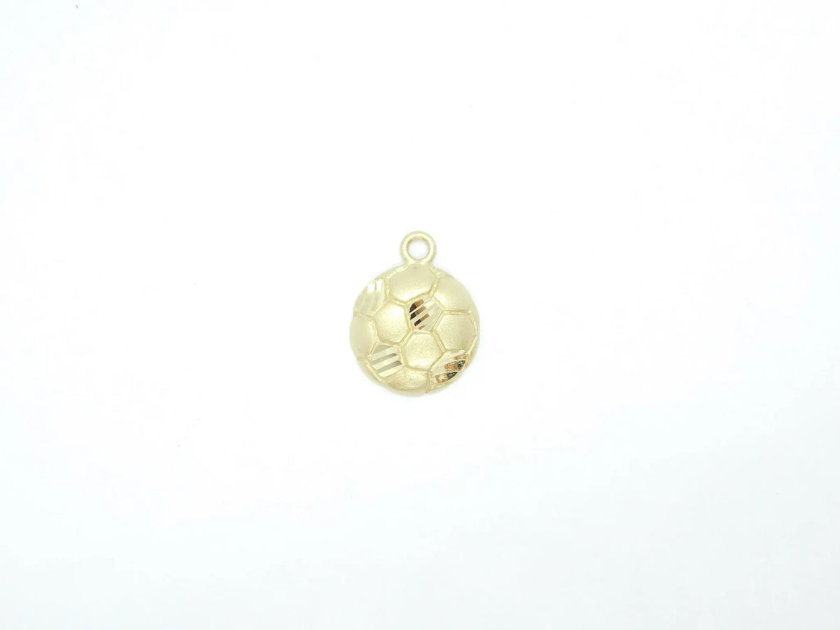 14kt Yellow Gold Soccer Ball Charm