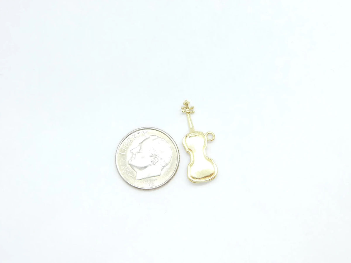 14kt Yellow Gold Violin Charm