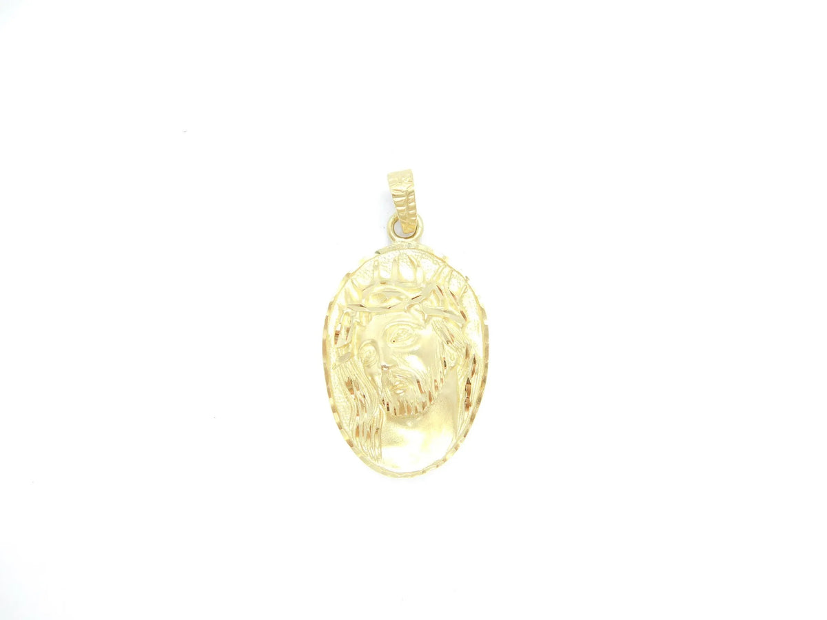 14kt Yellow Gold Religious Jesus Christ Pendant