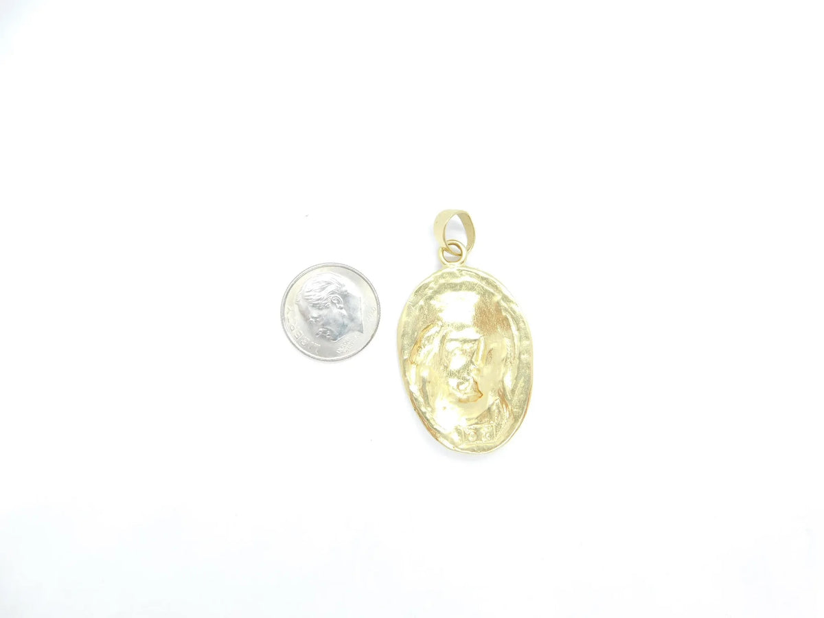 14kt Yellow Gold Religious Jesus Christ Pendant