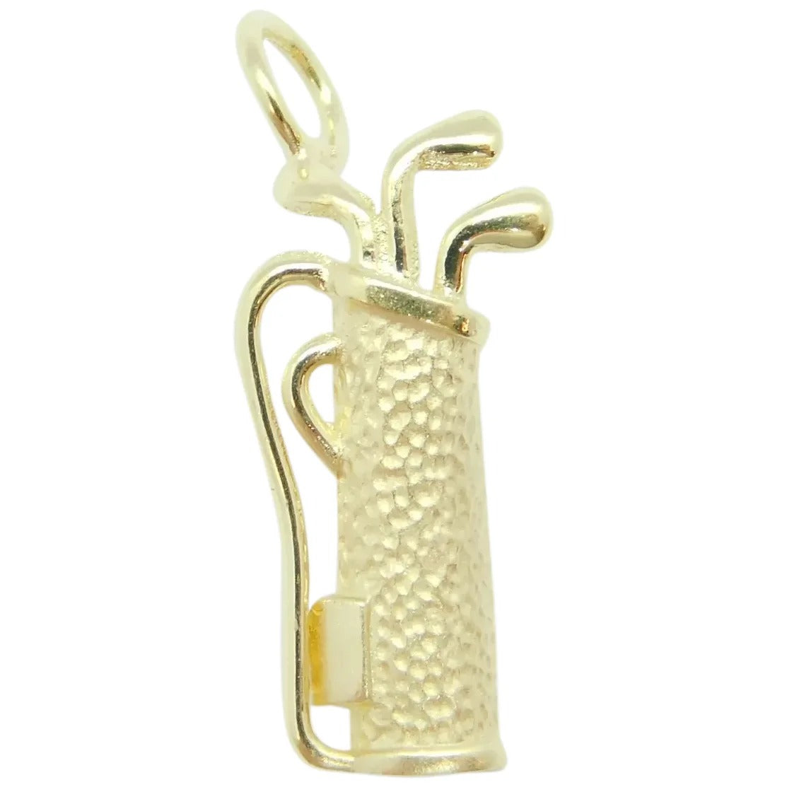 14kt Yellow Gold Golf Bag and Clubs Charm