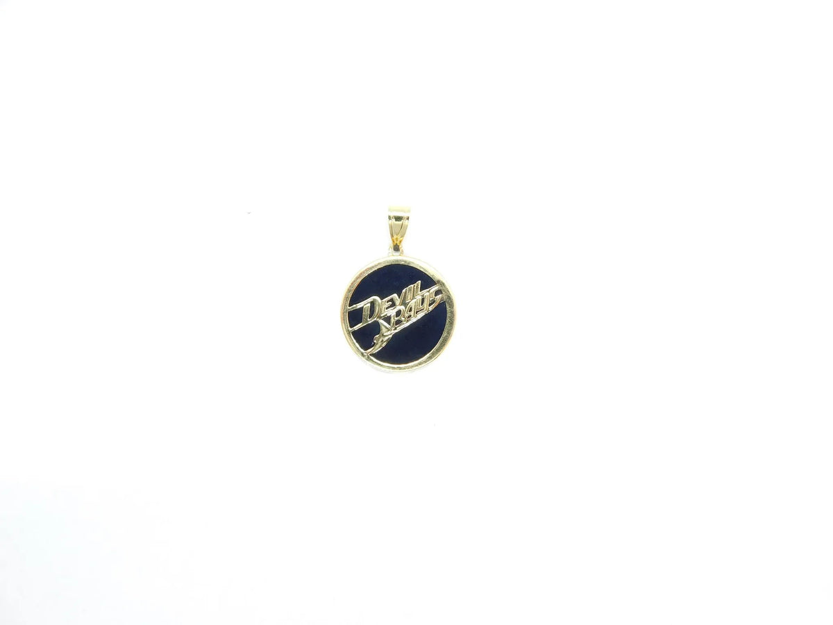 14kt Yellow Gold Tampa Bay Devil Rays Pendant