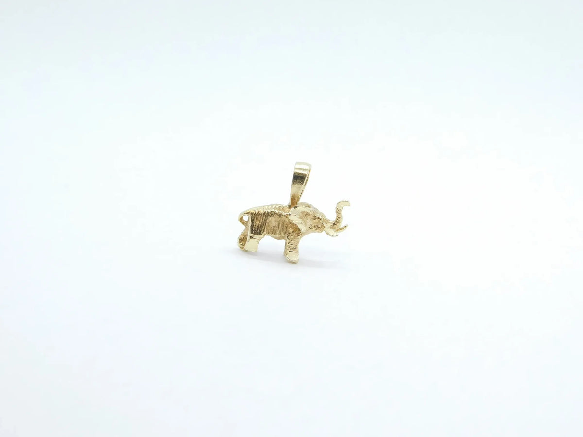 14kt Yellow Gold Elephant Charm