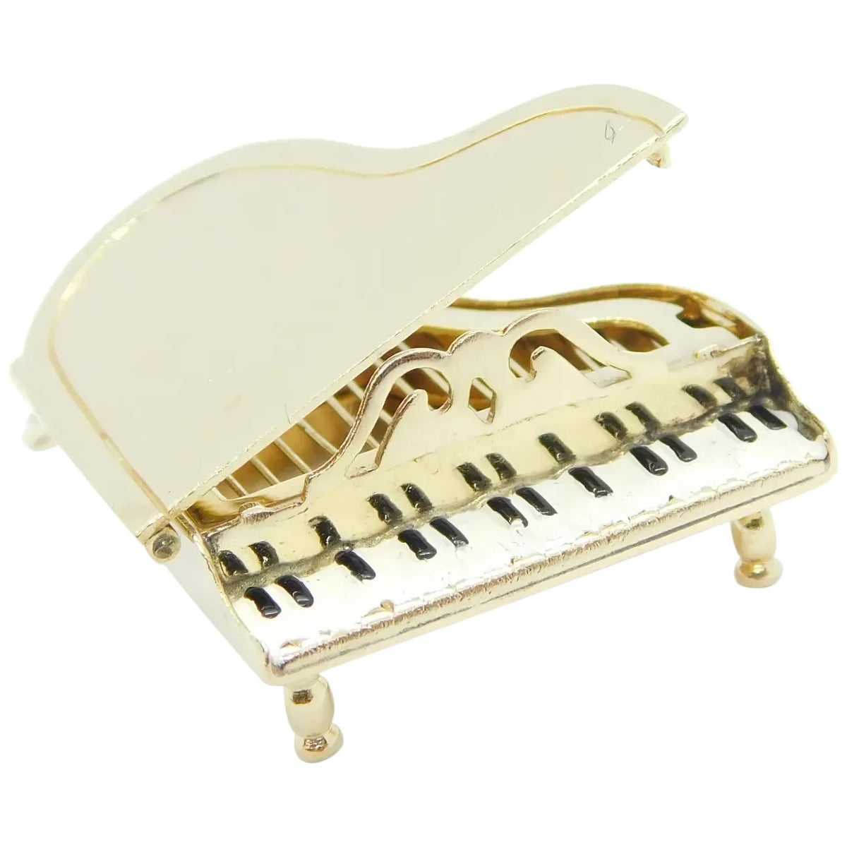14kt Yellow Gold Big Grand Piano Charm