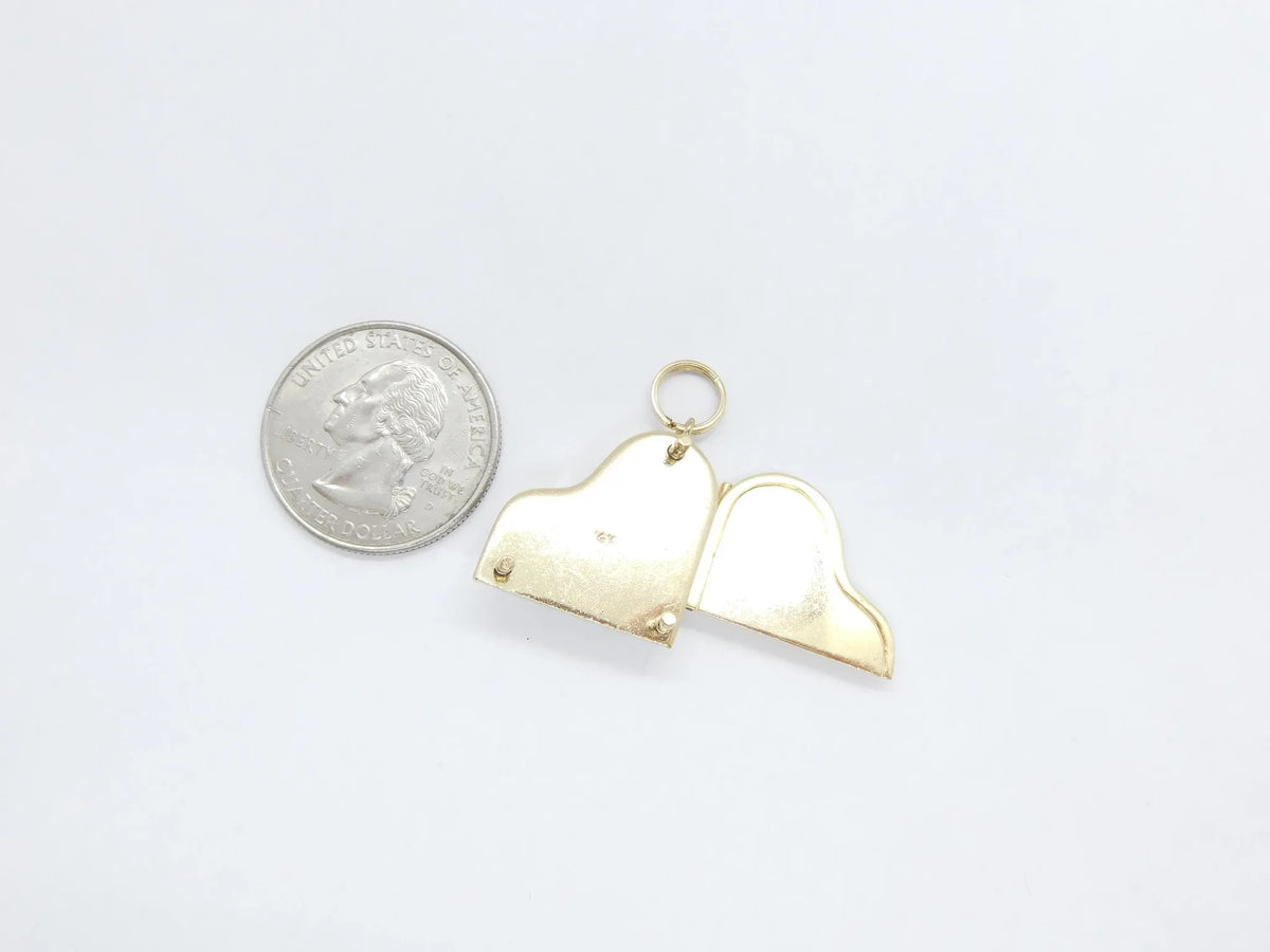 14kt Yellow Gold Big Grand Piano Charm