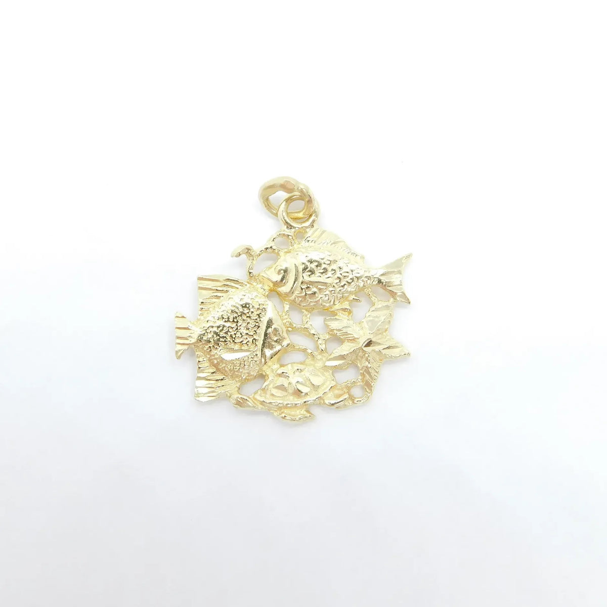 14kt Yellow Gold Nautical Sealife Charm / Pendant