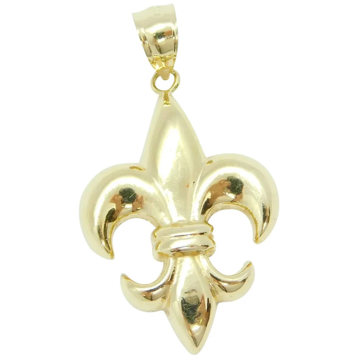 14kt Yellow Gold Fleur De Lis Pendant
