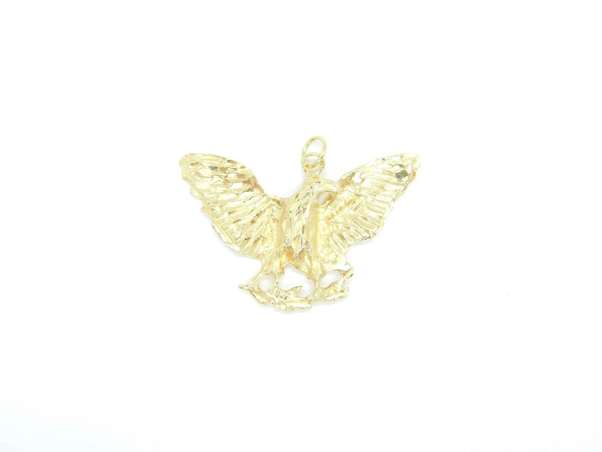 14kt Yellow Gold Eagle Pendant