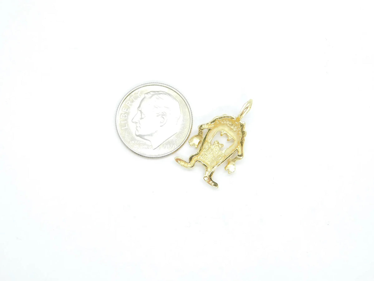 14kt Yellow Gold Tasmanian Devil Charm