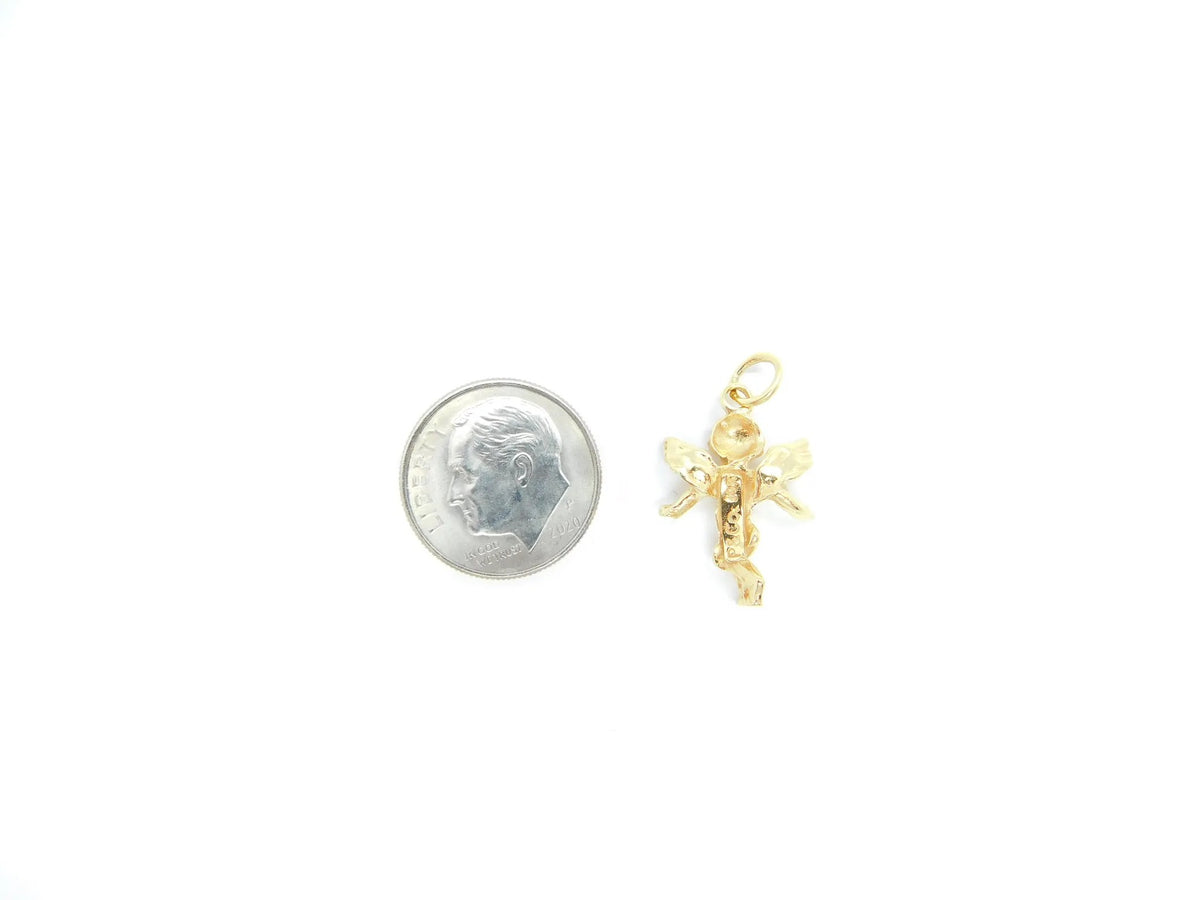14kt Yellow Gold Angel / Cherub Charm