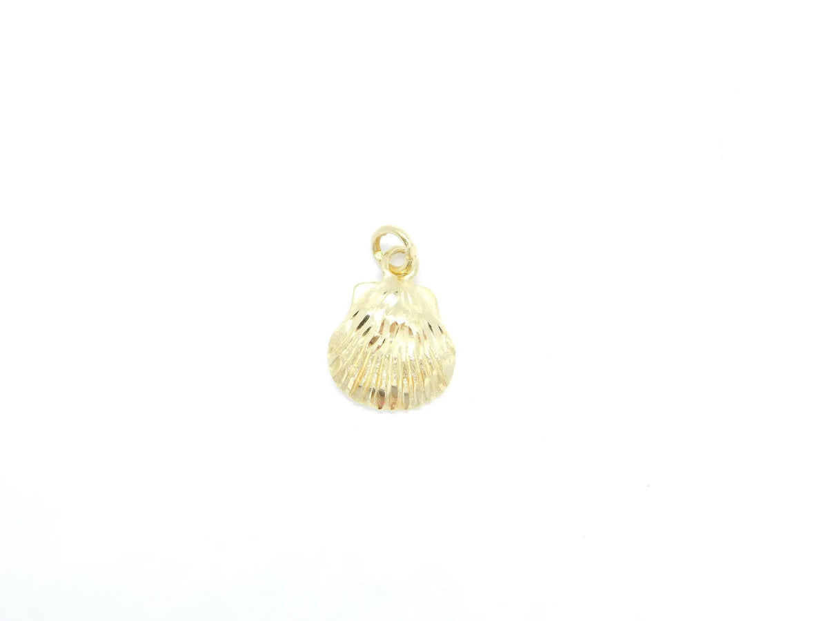 14kt Yellow Gold Nautical Shell Charm