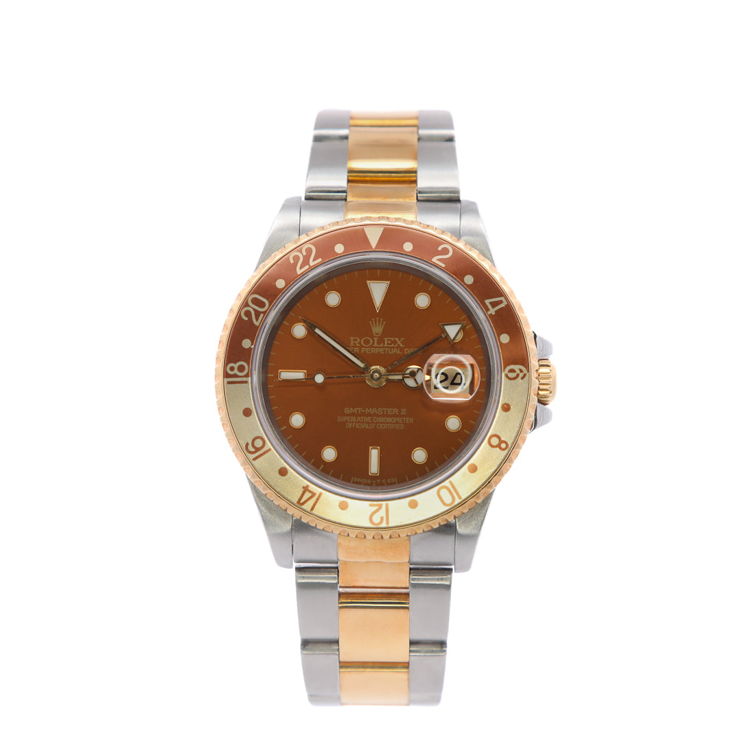 Rolex GMT-Master II Two-Tone "Root Beer" Dial 1999