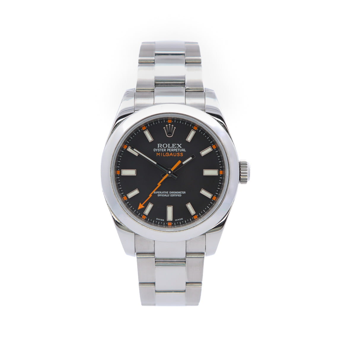 Rolex Milgauss Stainless Steel Black Dial 2009