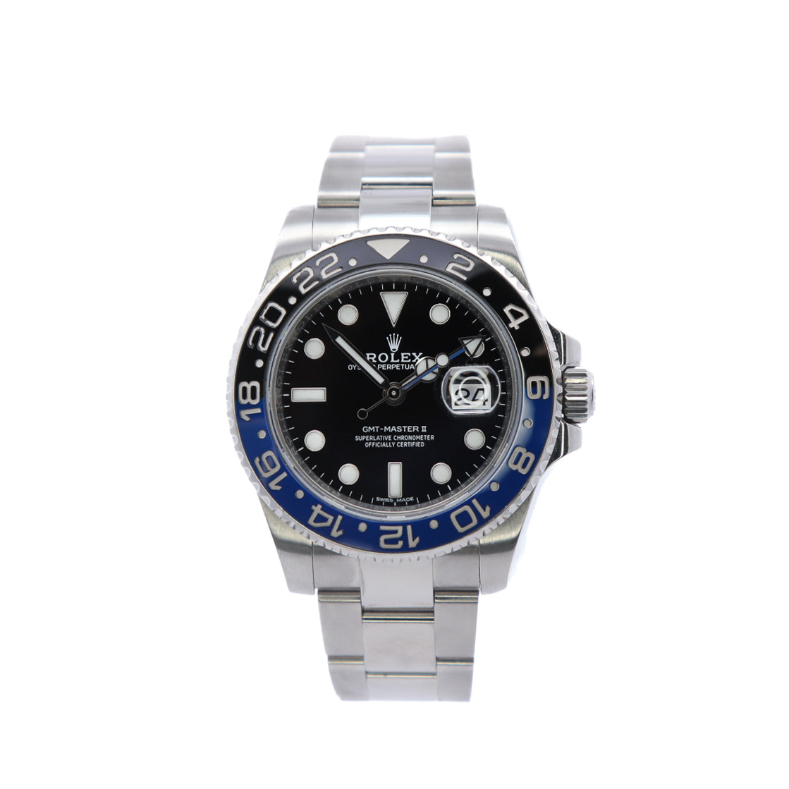 Rolex GMT-Master II 40mm Stainless Steel "Batman" 2016