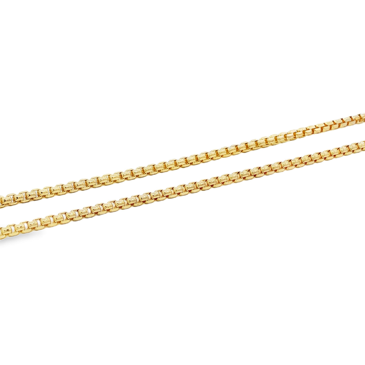 14kt Yellow Gold 2mm Rounded Box Chain 22 inch