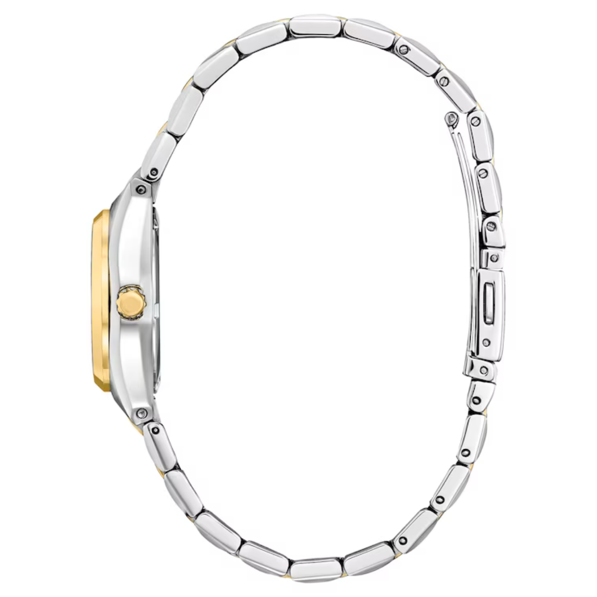 Citizen Eco-Drive Ladies Two-Tone White Dial Watch