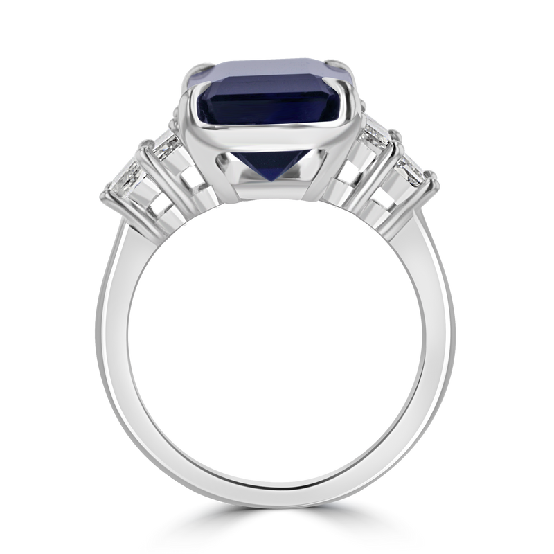 JULEVE 18KT 8.08 CT INDICOLITE & 1.42 CTW DIAMOND RING 4,4.5,5,5.5,6,6.5,7,7.5,8,8.5,9