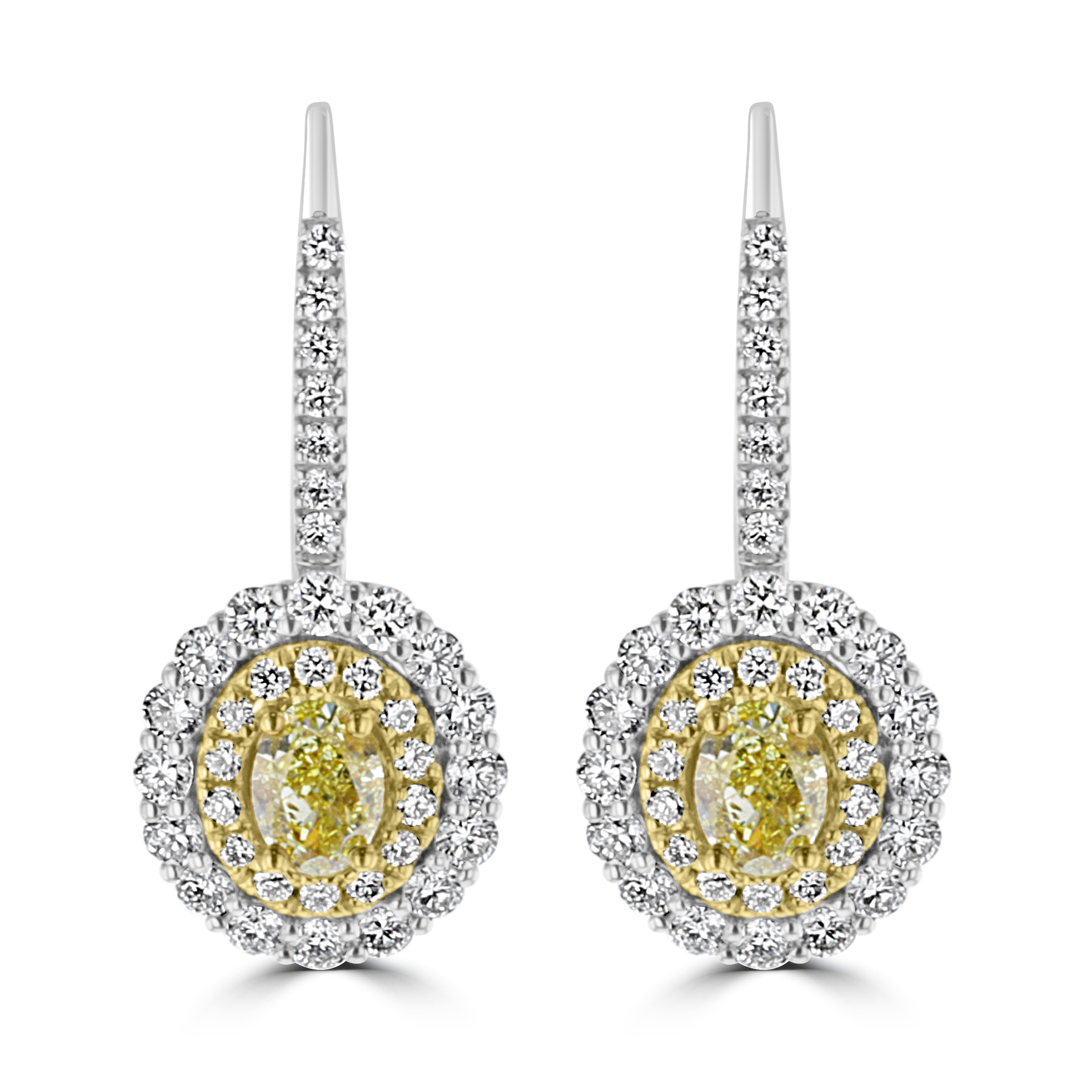 Opal and Diamond Oval Halo Earrings 001-210-00953 | Goldstein's Jewelers |  Mobile, AL