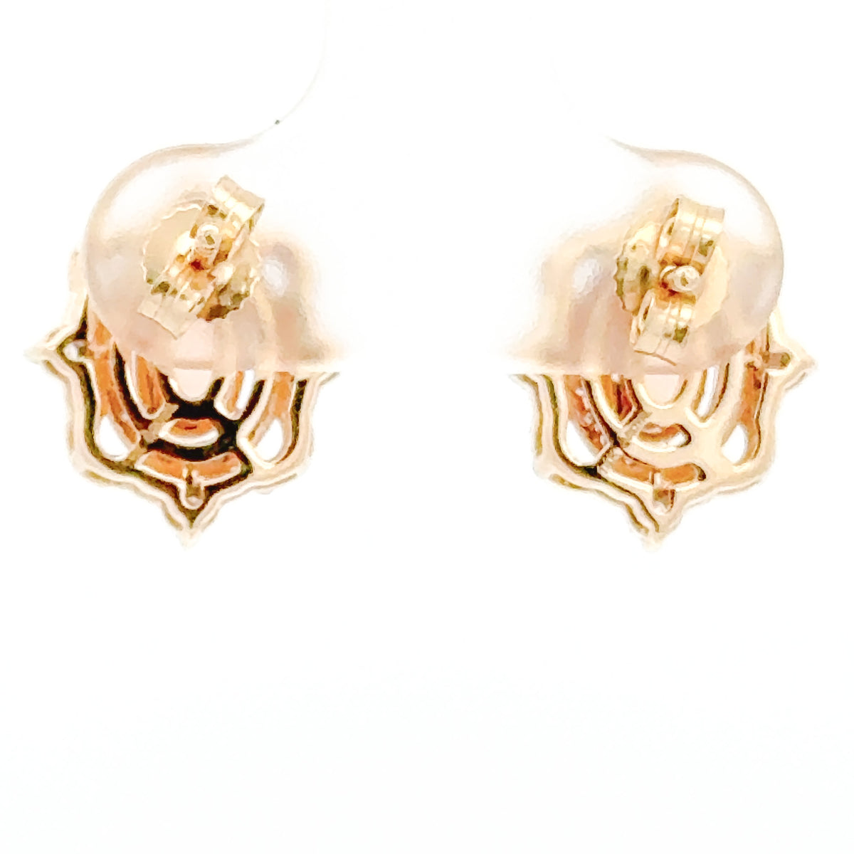 .60 ctw Opal & .39 ctw Diamond Double Halo 14kt Yellow Gold Stud Earrings