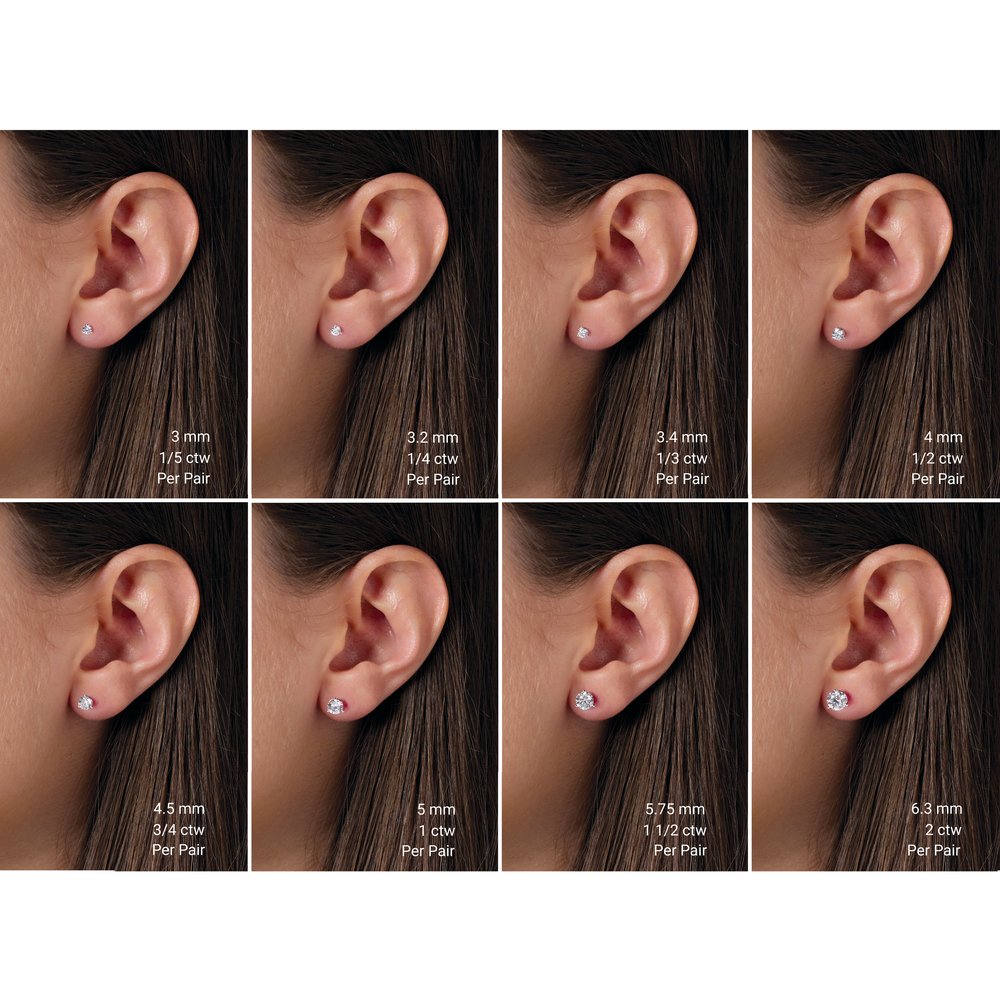 14kt Yellow Gold 1/3 ctw Round K-L/I2 Diamond Earrings