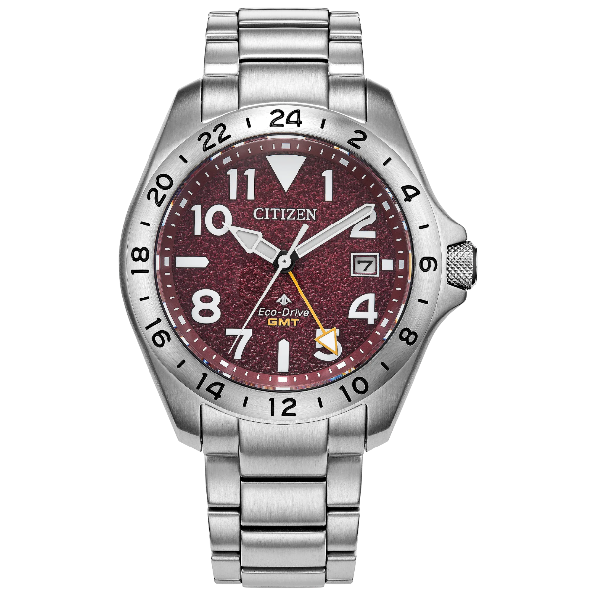 Men's Citizen Promaster Land GMT Red Dial Watch