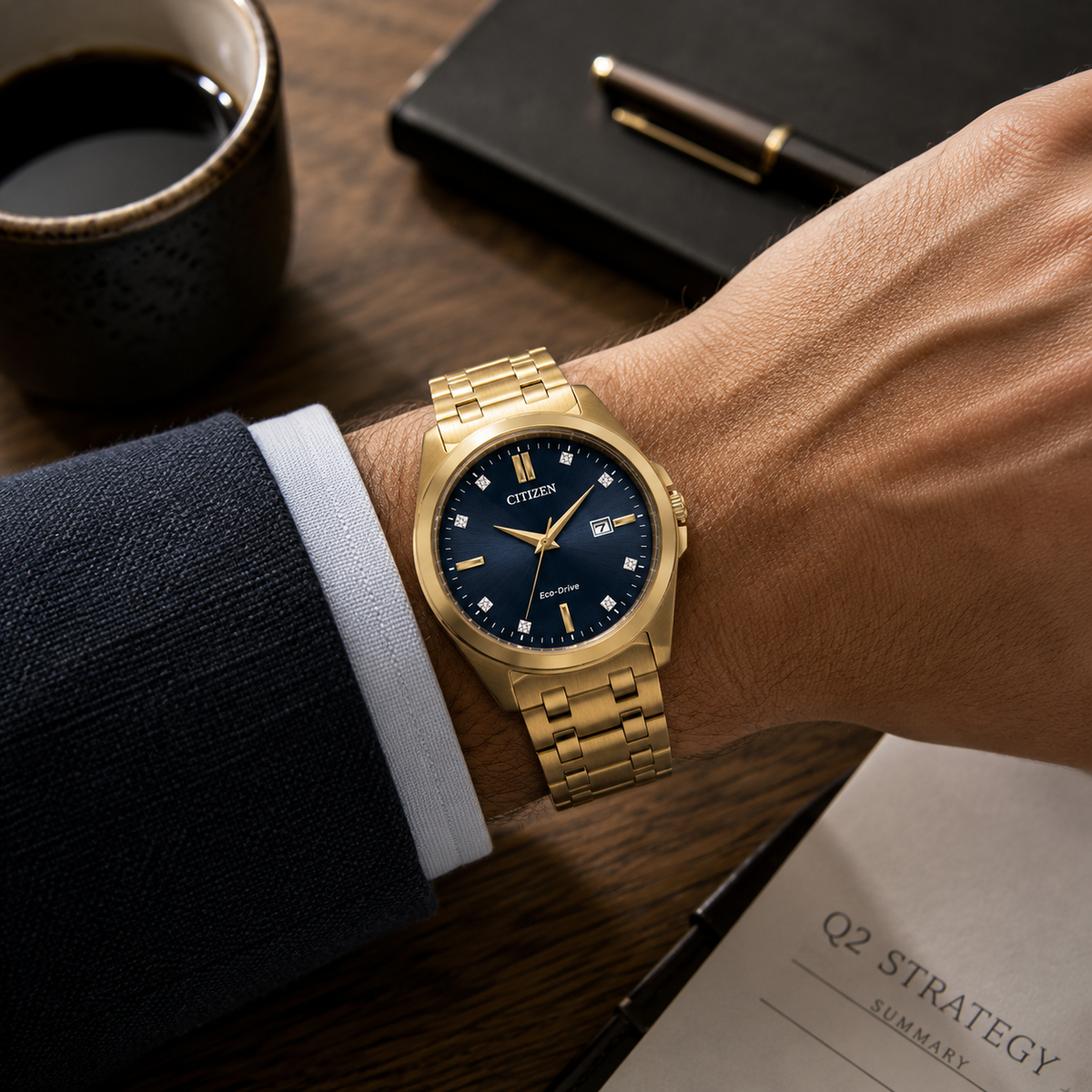 Men's Citizen Peyten Watch with Blue Dial