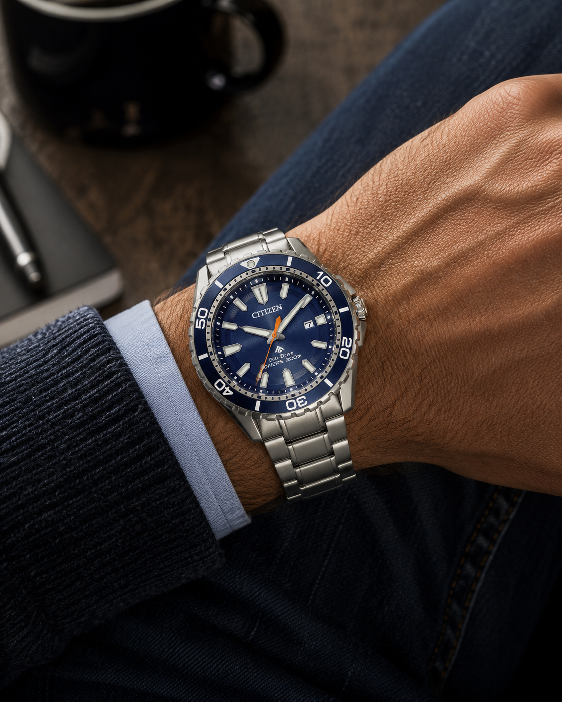 Men's Citizen Promaster Dive Blue Dial Watch
