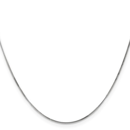 14KT GOLD 0.9MM PENDANT CURB CHAIN NECKLACE - 4 LENGTHS 16 Inch / White,16 Inch / Yellow,18 Inch / White,18 Inch / Yellow,20 Inch / White,20 Inch / Yellow,24 Inch / White,24 Inch / Yellow