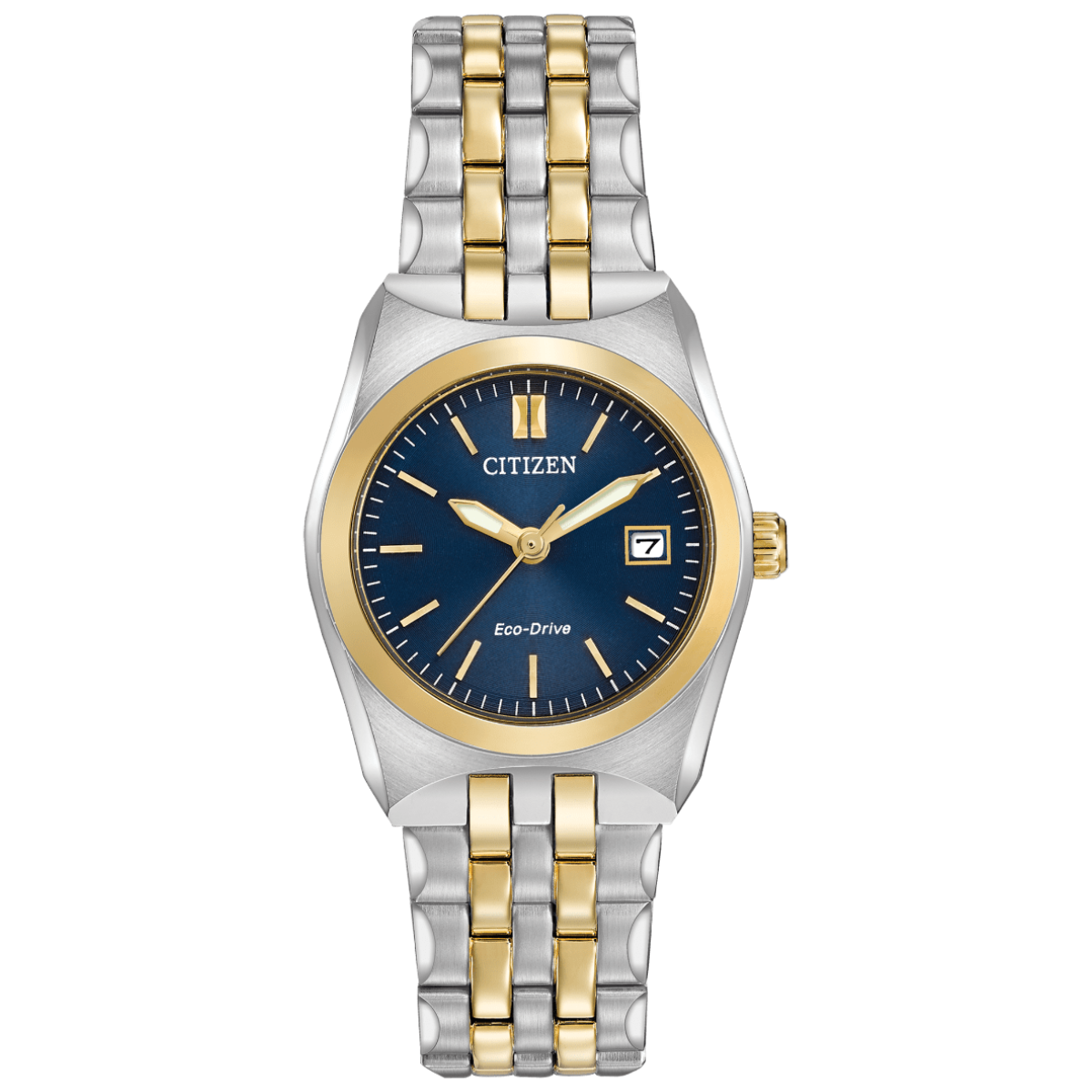 Women's Citizen Two-Tone Corso Watch with Blue Dial