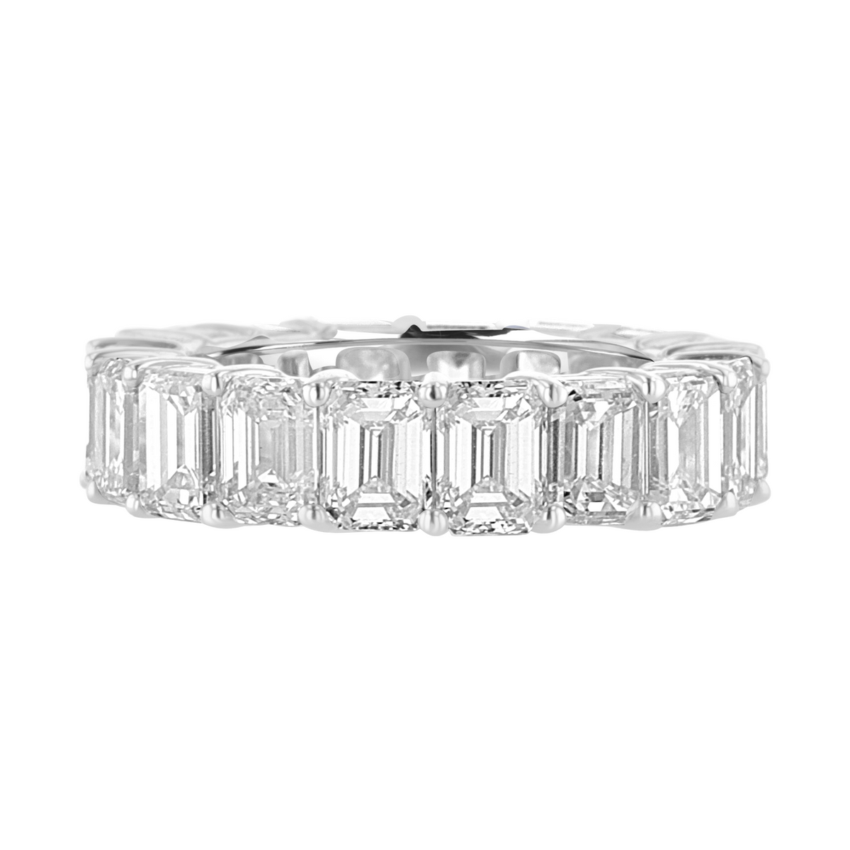 18kt White Gold 9.06 ctw Diamond Eternity Band 6