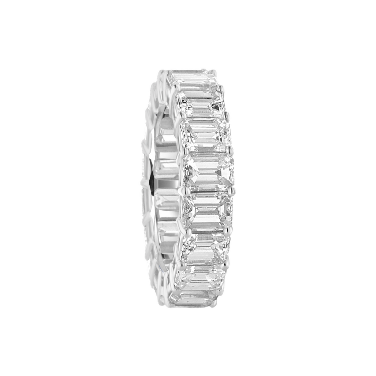 18kt White Gold 9.06 ctw Diamond Eternity Band 6