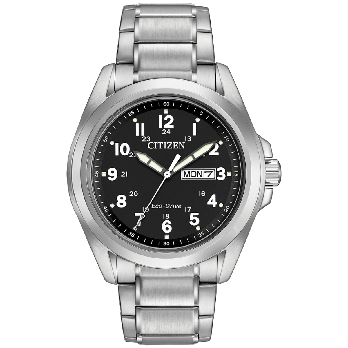MEN`S CITIZEN GARRISON BLACK DIAL