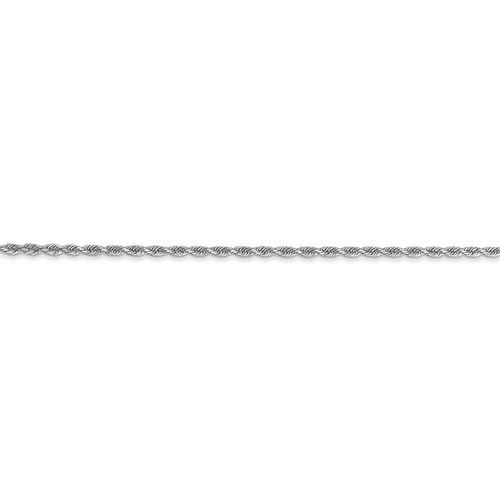 14KT Gold 1.5MM Diamond Cut Handmade Rope Chain - 4 Lengths 16 Inches / White,18 Inches / White,20 Inches / White,24 Inches / White
