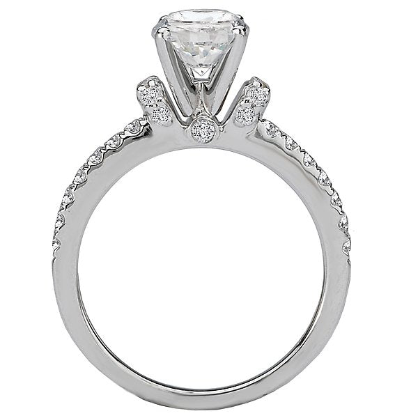 14KT White Gold 1 1/3 CTW Diamond Accent Collared Ring I1 / 4,I1 / 4.5,I1 / 5,I1 / 5.5,I1 / 6,I1 / 6.5,I1 / 7,I1 / 7.5,I1 / 8,I1 / 8.5,I1 / 9,SI / 4,SI / 4.5,SI / 5,SI / 5.5,SI / 6,SI / 6.5,SI / 7,SI / 7.5,SI / 8,SI / 8.5,SI / 9,VS / 4,VS / 4.5,VS / 5,VS / 5.5,VS / 6,VS / 6.5,VS / 7,VS / 7.5,VS / 8,VS / 8.5,VS / 9