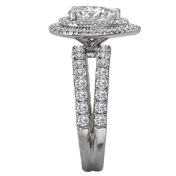 14KT White Gold 2 CTW Diamond Split Shank Double Pear Halo Ring I1 / 4,I1 / 4.5,I1 / 5,I1 / 5.5,I1 / 6,I1 / 6.5,I1 / 7,I1 / 7.5,I1 / 8,I1 / 8.5,I1 / 9,SI / 4,SI / 4.5,SI / 5,SI / 5.5,SI / 6,SI / 6.5,SI / 7,SI / 7.5,SI / 8,SI / 8.5,SI / 9,VS / 4,VS / 4.5,VS / 5,VS / 5.5,VS / 6,VS / 6.5,VS / 7,VS / 7.5,VS / 8,VS / 8.5,VS / 9