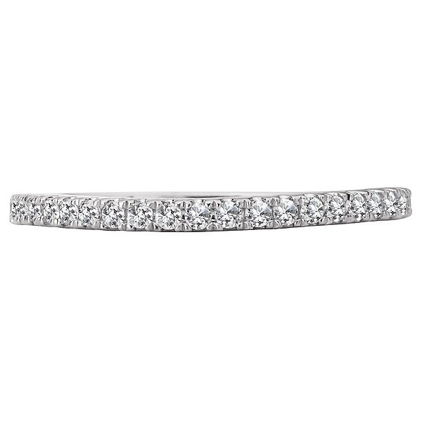 18KT White Gold 1/5 CTW Round Diamond 22 Stone Band 4,4.5,5,5.5,6,6.5,7,7.5,8,8.5,9